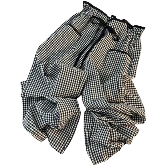EUC SHEIN Gingham Wide Leg Pants - Picture 2 of 12
